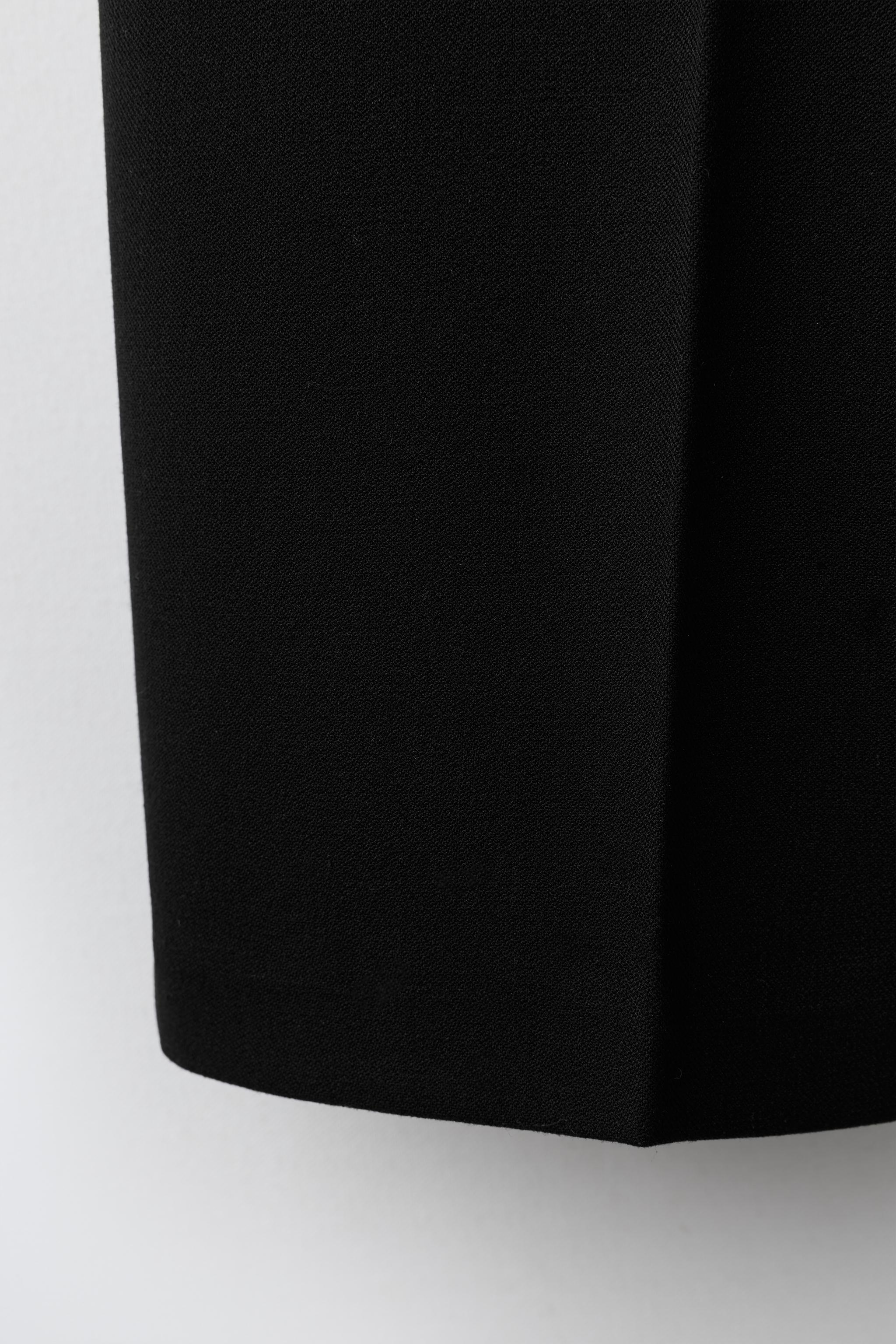 DOUBLE WAISTBAND WIDE LEG PANTS